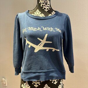 Wildfox Get High With Me sweater, small
